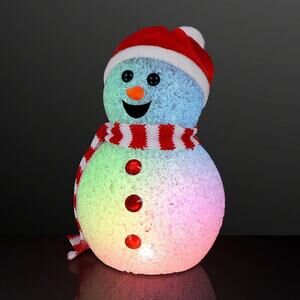 FlashingBlinkyLights Color Changing LED Snowman Light Up Decoration Lighted C...